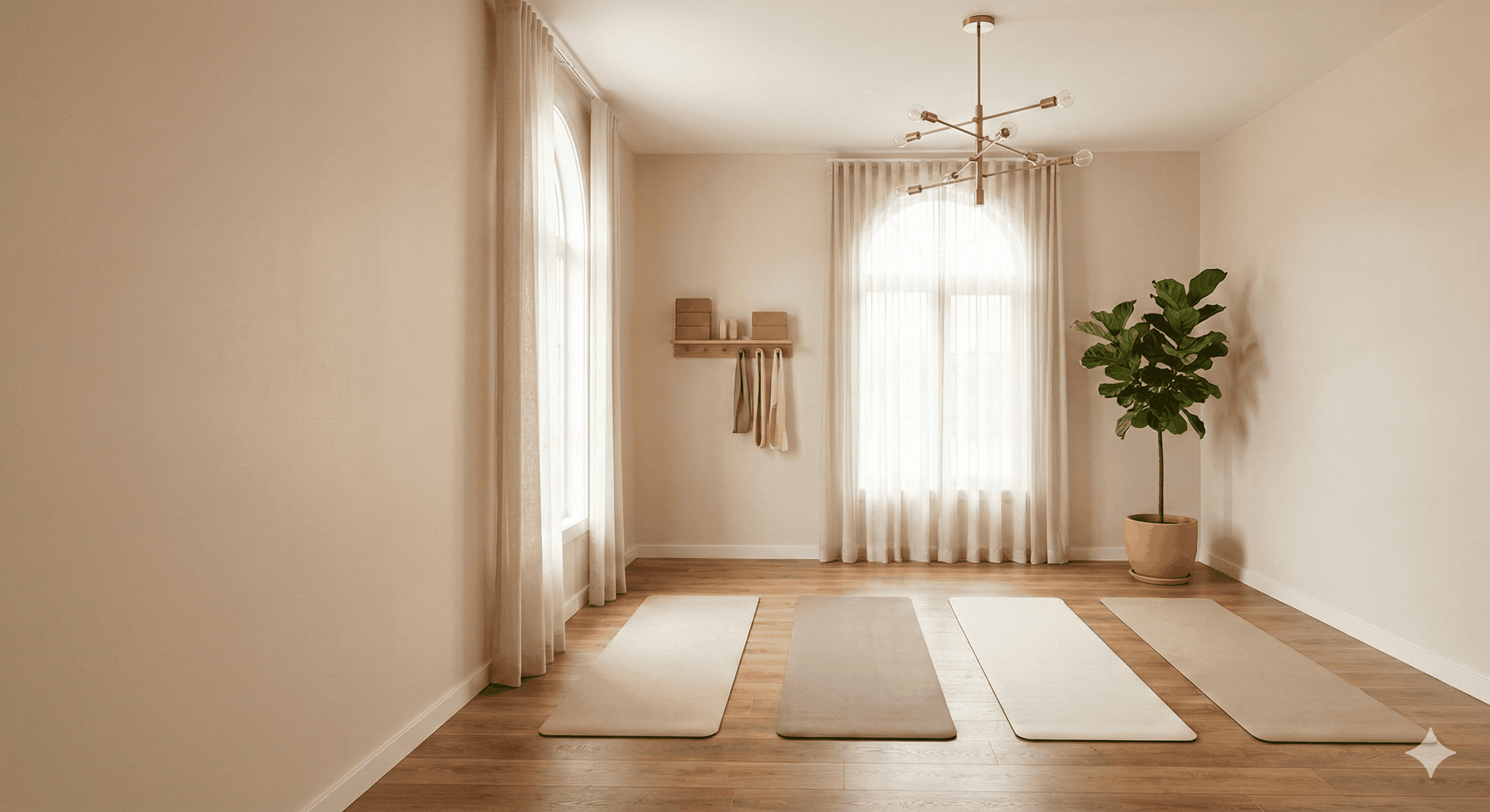 Mat Pilates class at Skyline Pilates Tenterden — participants performing core exercises on yoga mats